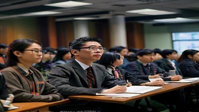 香港电影学者在大学课堂上讲解华语三级片文化影响，学生认真记录，体现学术界对香港三级片的严肃研究态度